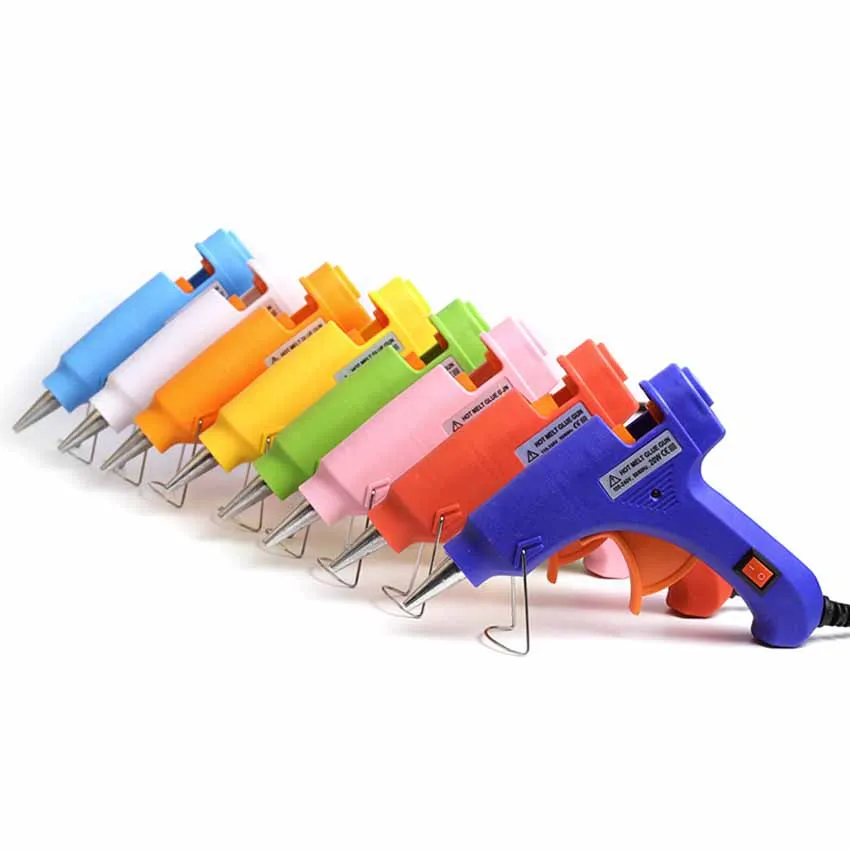 Customized Hot Melt Glue Gun Diy Crafts Tools 100w Hot Melt Glue Gun With Glue Sticks