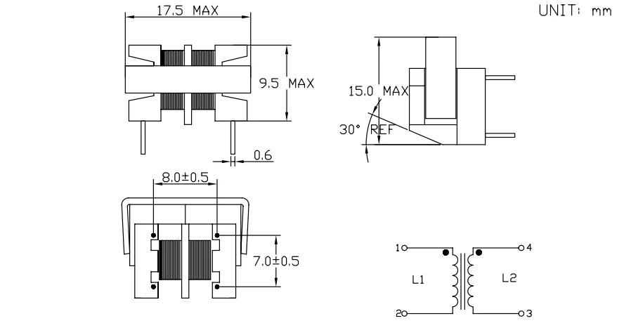 High Current Common Mode Choke Inductor Filter Power Toroidal Inductors