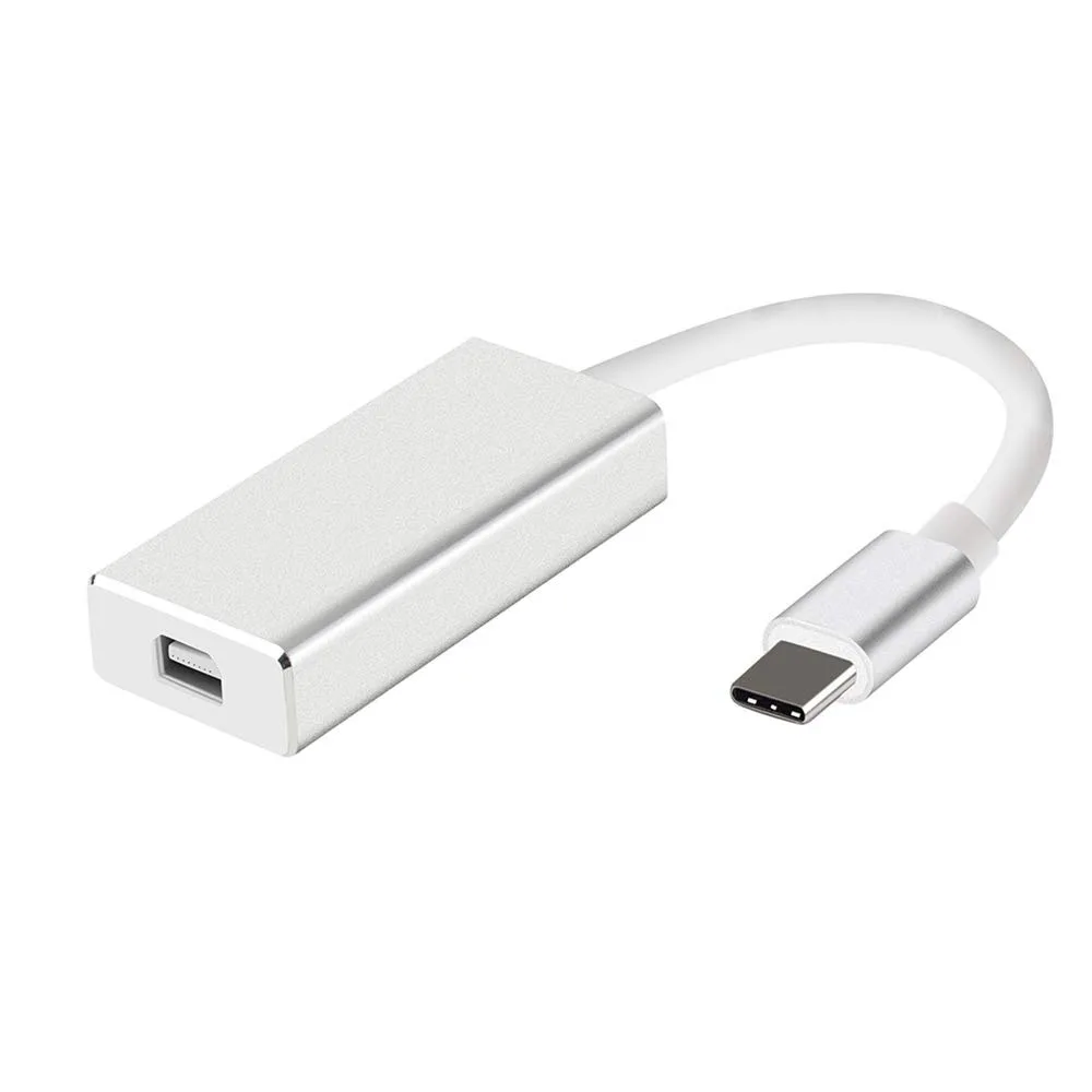 Type C to Mini DisplayPort 4K HD Cable Adapter