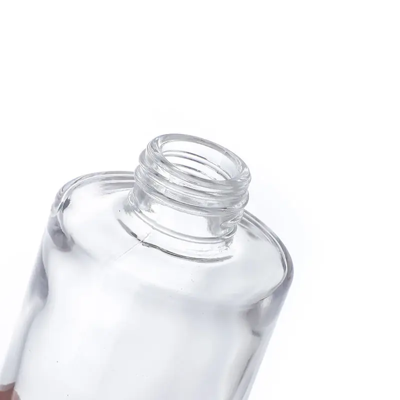 4.5oz 7oz Home office fragrance empty round clear perfume reed aroma diffuser glass bottle