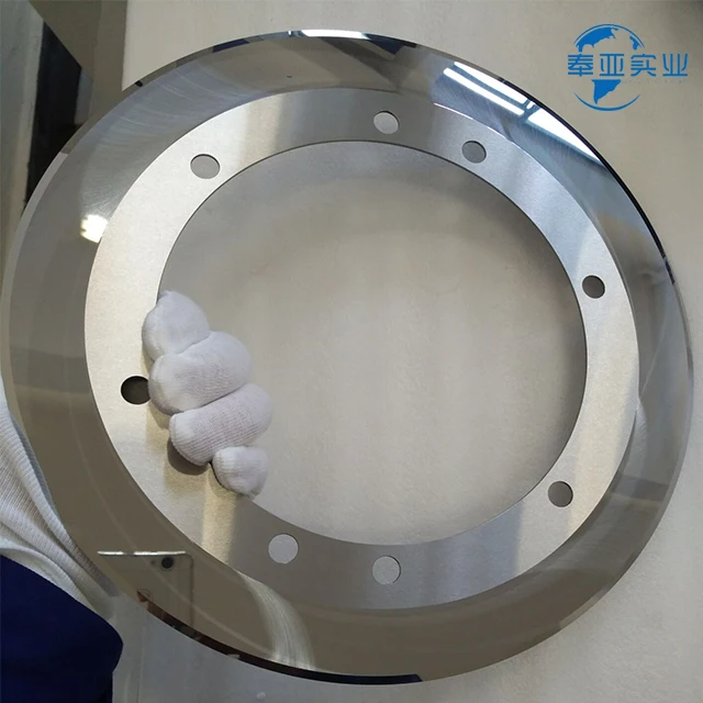 Tungsten steel  round blade circular slitting blade for corrugated cardboard  cutting