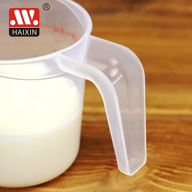  Haixing пластиковых мерных стаканчиков 0.25L с угловыми сцепление без добавления бисфенола А