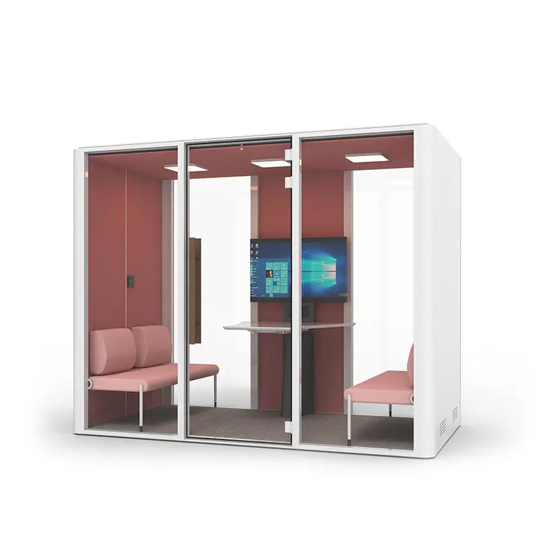 Офисная мебель кабинка для встреч звукоизоляционная кабина диван частная Акустическая Звукоизоляция бесшумная офиса работы