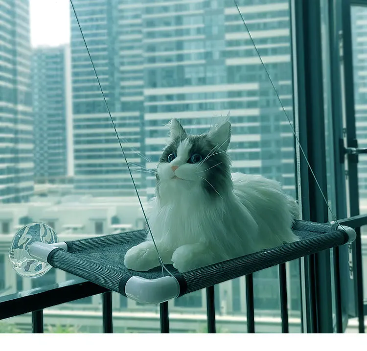 New Fashion Safety Suction Waterproof PVC Mesh Mat Cat Window Swing Bed Hammock