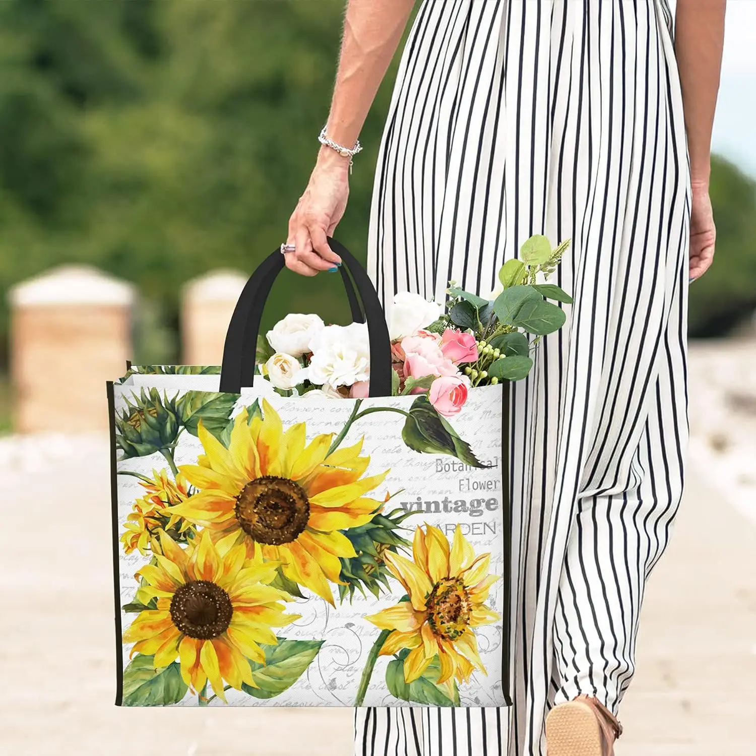 Factory sale Organic nonwoven bag eco friendly non woven bag Full color printing Reusable PP woven Bag
