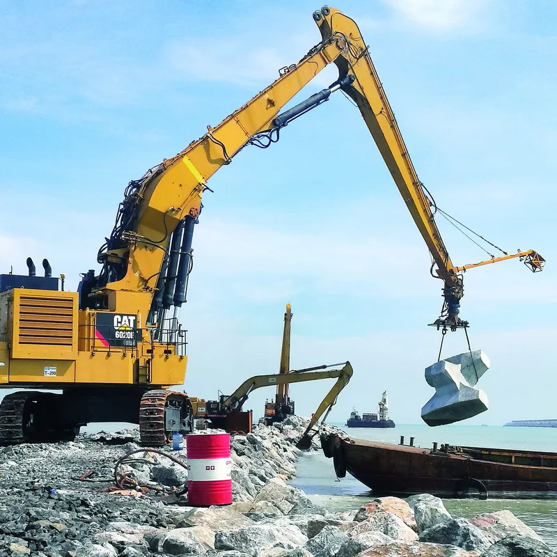 
Hot promotion heavy equipment excavator long reach boom and arm for HYUNDAI R55/R60/R70/R80/R110/R130/R150/R200/R450 parts 