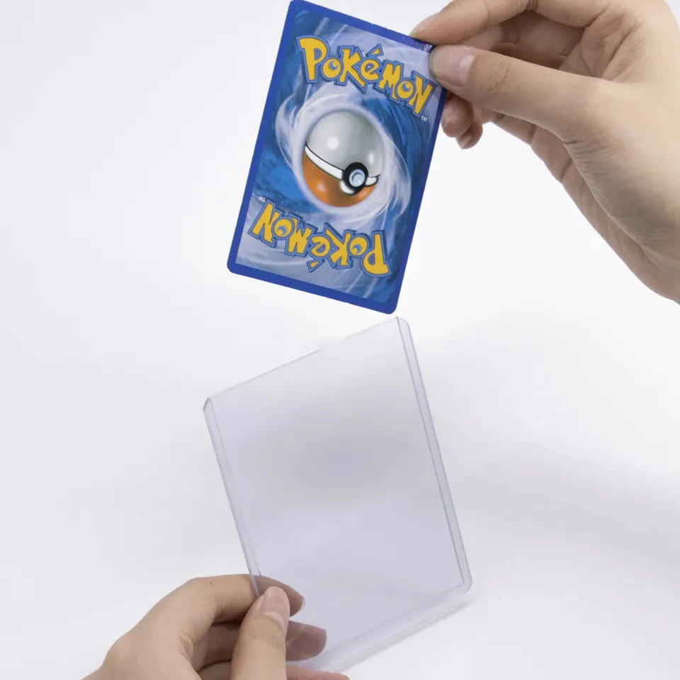 35pt 55pt 75pt 100pt 130pt 180pt 260pt 360pt PVC Toploader for protecting sports star TCG trading card MTG pokemon Yu-Gi-Oh!