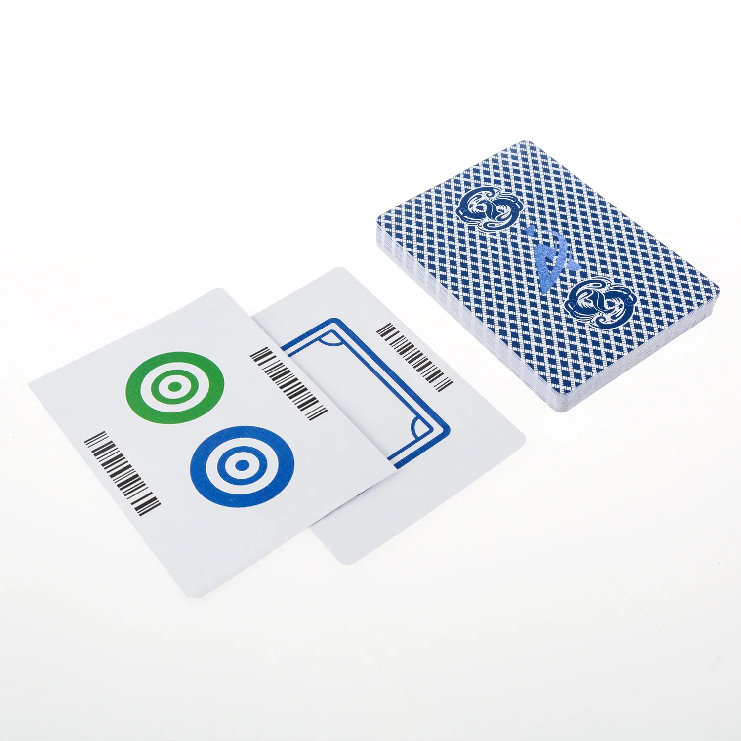 AYPC Custom Design High Quality 300gsm Blue Core Paper Mahjong barcode Board Card Game Playing Cards for Adult