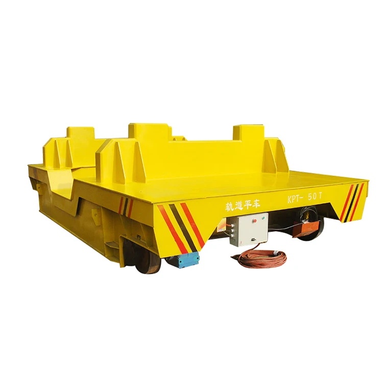 Workshop transport battery operated motorized cable transfer cart with auto motor