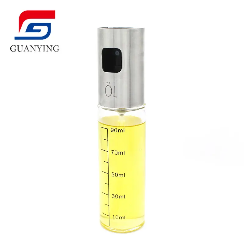 Olive oil spray for baking bbq oil glass dispenser bottle vinegar mist spray dispenser for cooking food oil sprayer