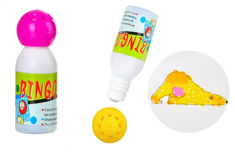 Unique bingo dauber. marker as gifts CH-2819 empty bottle welcome BINGO ink