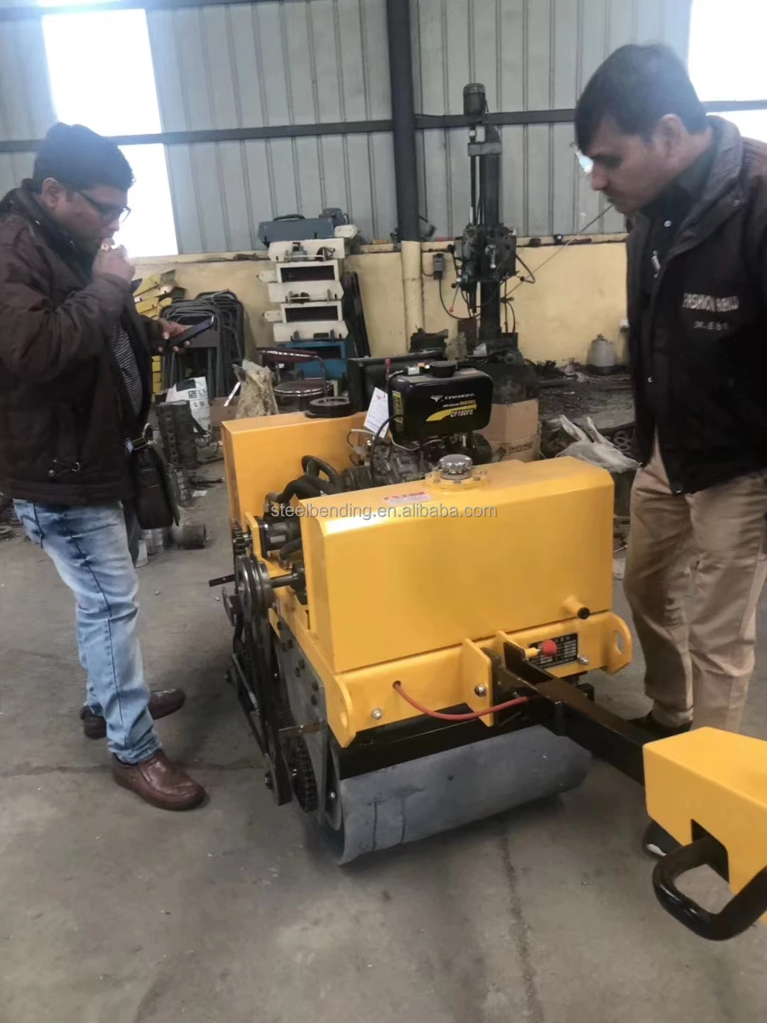 Mini road roller vibrator compactor sale hand held  Changfa diesel engine asphalt roller road roller