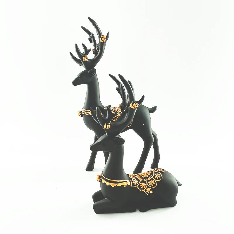 Best Sale Art and CraftsNordic Modern Decorative Deer a pair of Ornaments Porch TV Cabinet Creative Living Room Furnishings