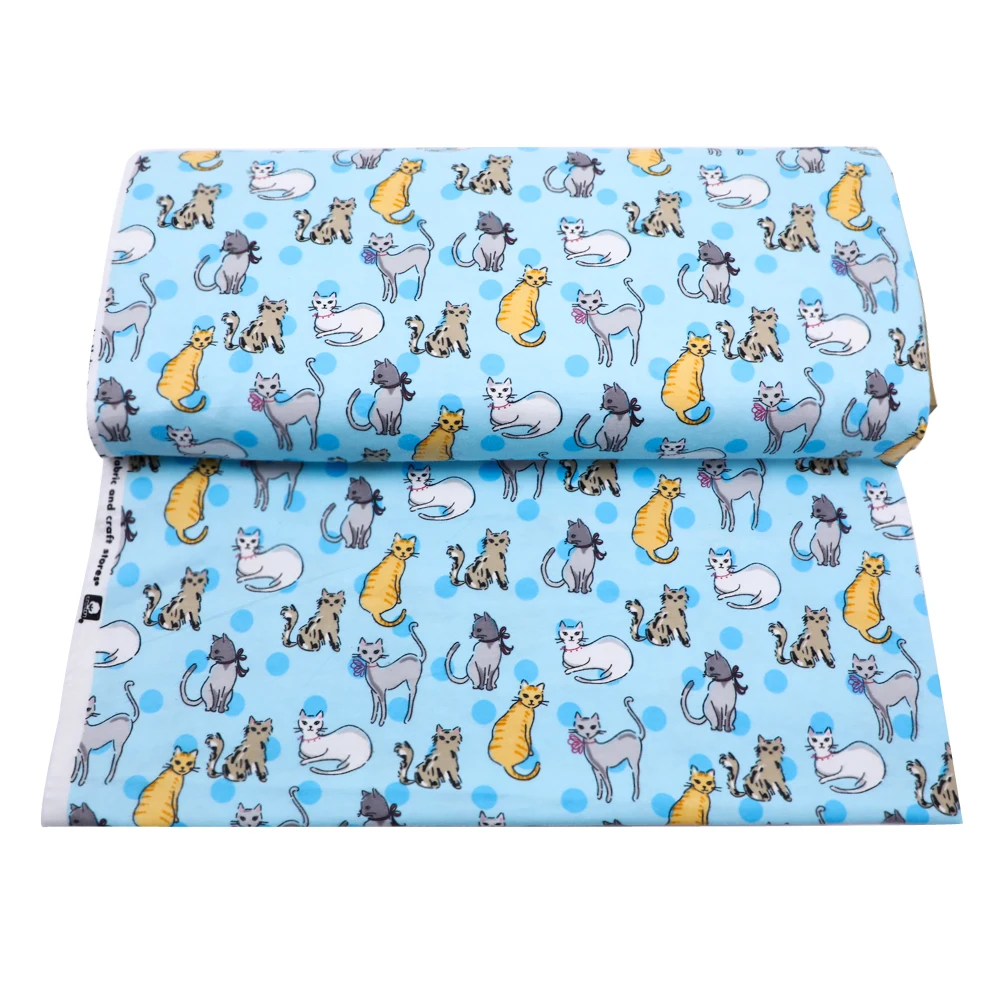 Wholesale quilting organic animal print 100% cotton printed flannel fabric with Super Comfortable Fleece Fabric by the yard