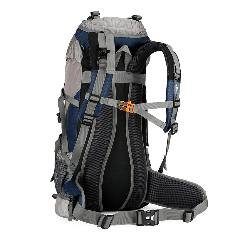 Large Capacity Custom Logo Waterproof Men Sport Outdoor Camping Traveling Nylon Hiking Bags Camping Backpack