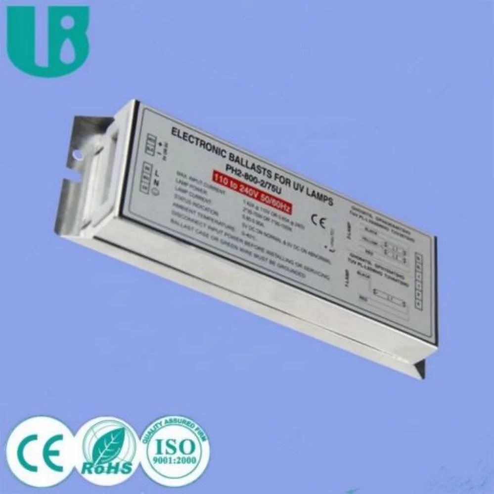 PH2-800-2/75U 2*75w 95w 150w uv lamp ballast uvc germicidal lamps compatible