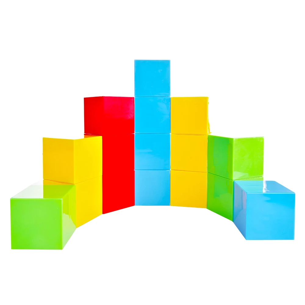 STEAM Teaching Aid Educational Toy Magnetic Cube Digital 48pcs Kids Puzzle Colorful 3D Magnetic Cube Building Blocks Toys