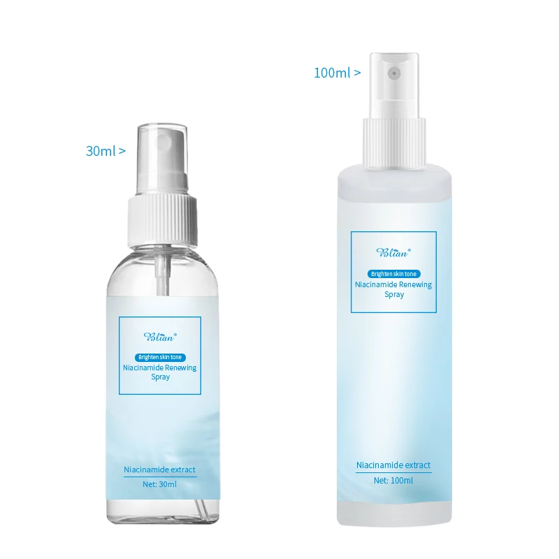 OEM wholesale private label moisturizing organic Niacinamide face skin toner with witch hazel and aloe vera, alcohol Free