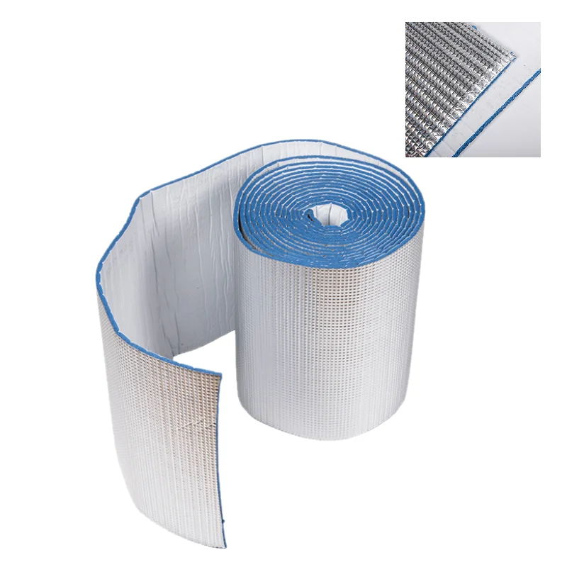 Xpe Foam Thermal Insulation Material Double Sided Embossed Aluminum Foil Soundproof Insulation Materials