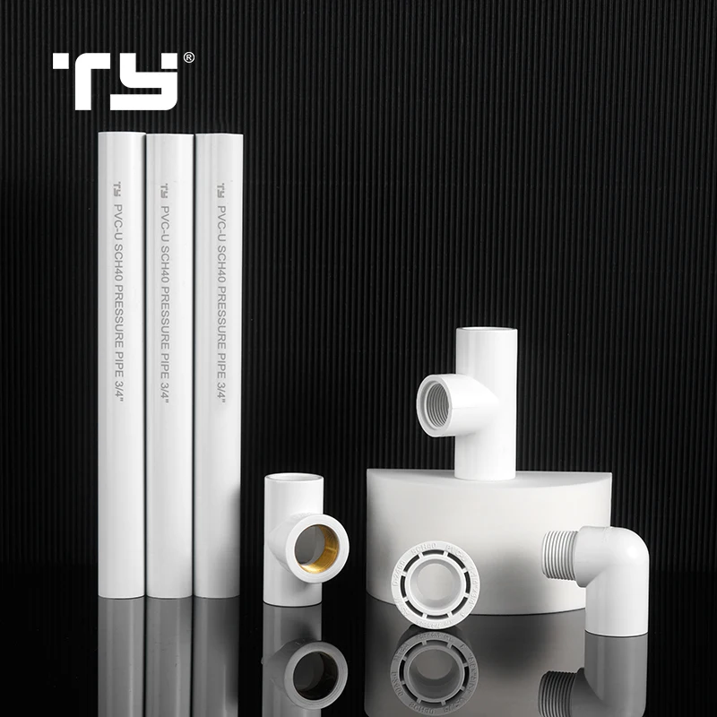 Standard SCH40  ASTM D2466 Water plumbing fittings pvc upvc plastic pipe fittings