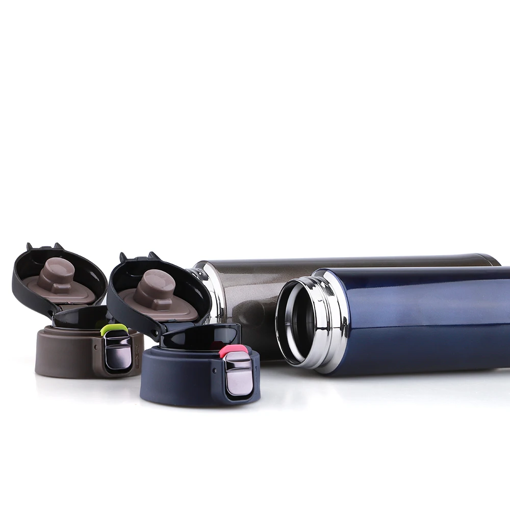 Leak Proof 400ml 500ml Outdoor Double Walled Steel Vacuum Flasks Water Bottle Thermos With Custom Logo