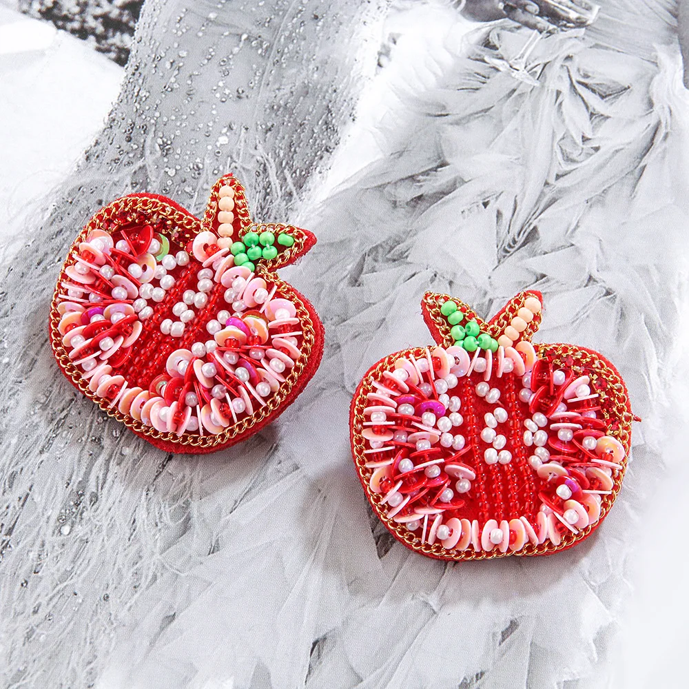 Серьги из бисера