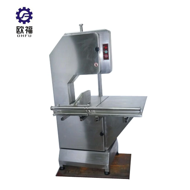 automatic electric frozen meat and pig bone cutting butcher band saw machine for sale