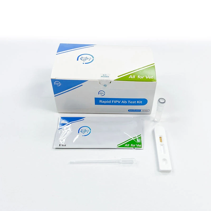 Veterinary quick diagnosis one-step FIPV Feline infectious peritonitis antibody test kit for clinic