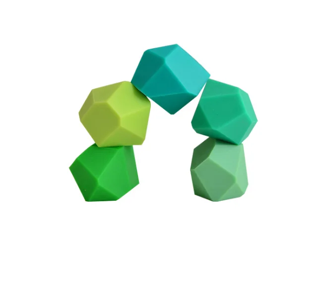 Kids Early Learning Educational Silicone Stacking Stones Rocks Building Block Toys