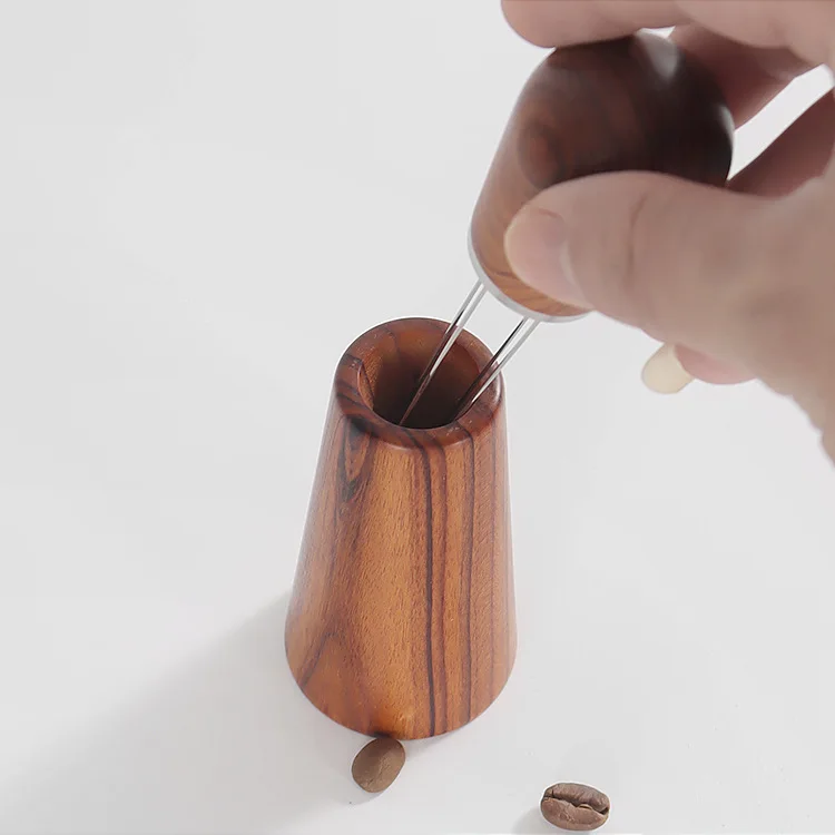 Hot sales WDT tool Coffee distributor needle with base stirring loose powder needle distributor