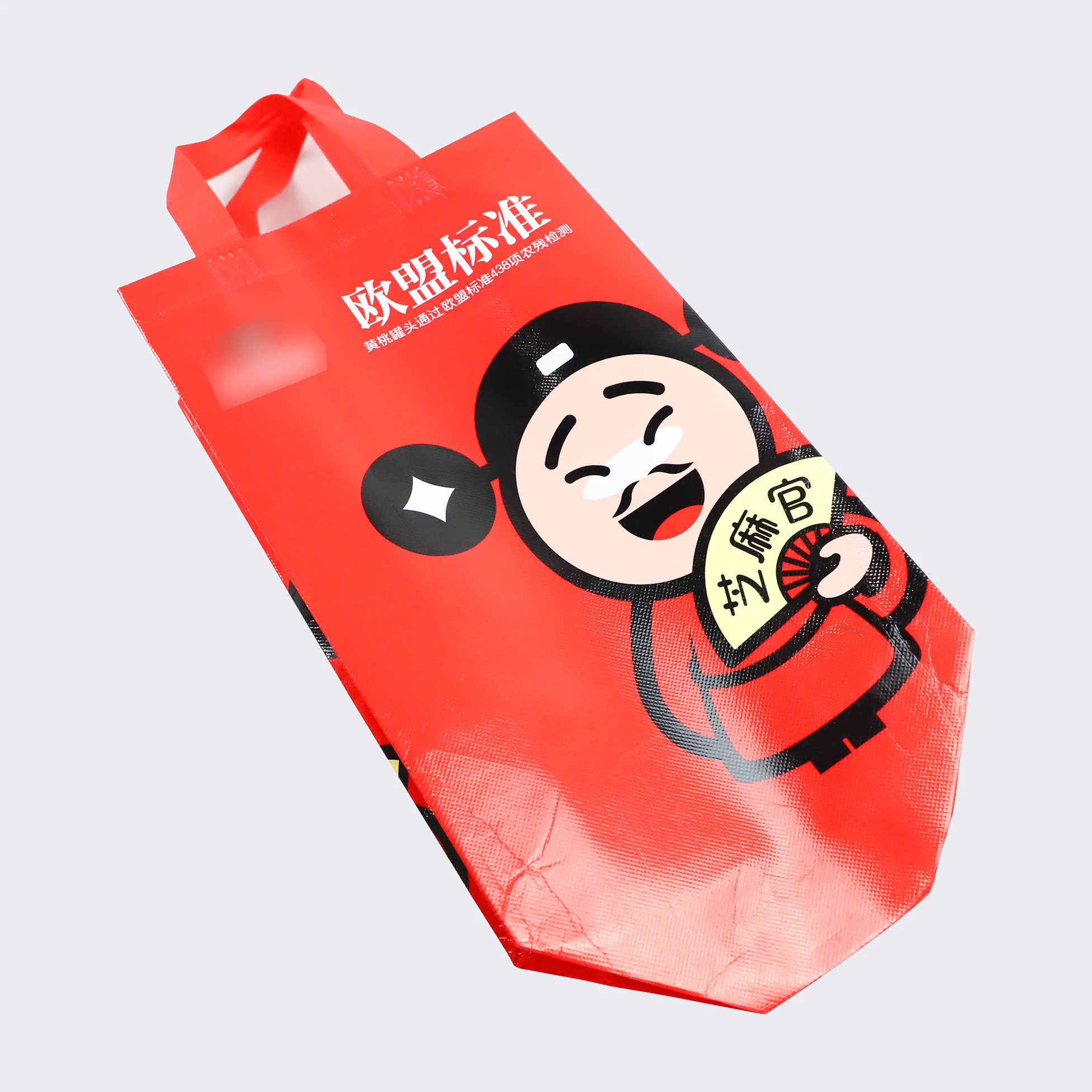 Factory wholesale foldable environmentally recycle non woven Advertising shopping bags for packing