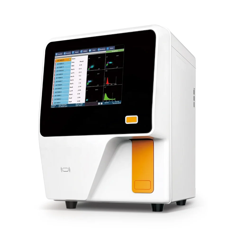 Hot sales 2022 clinical analytical instruments cbc 5 part hematology analyzer price