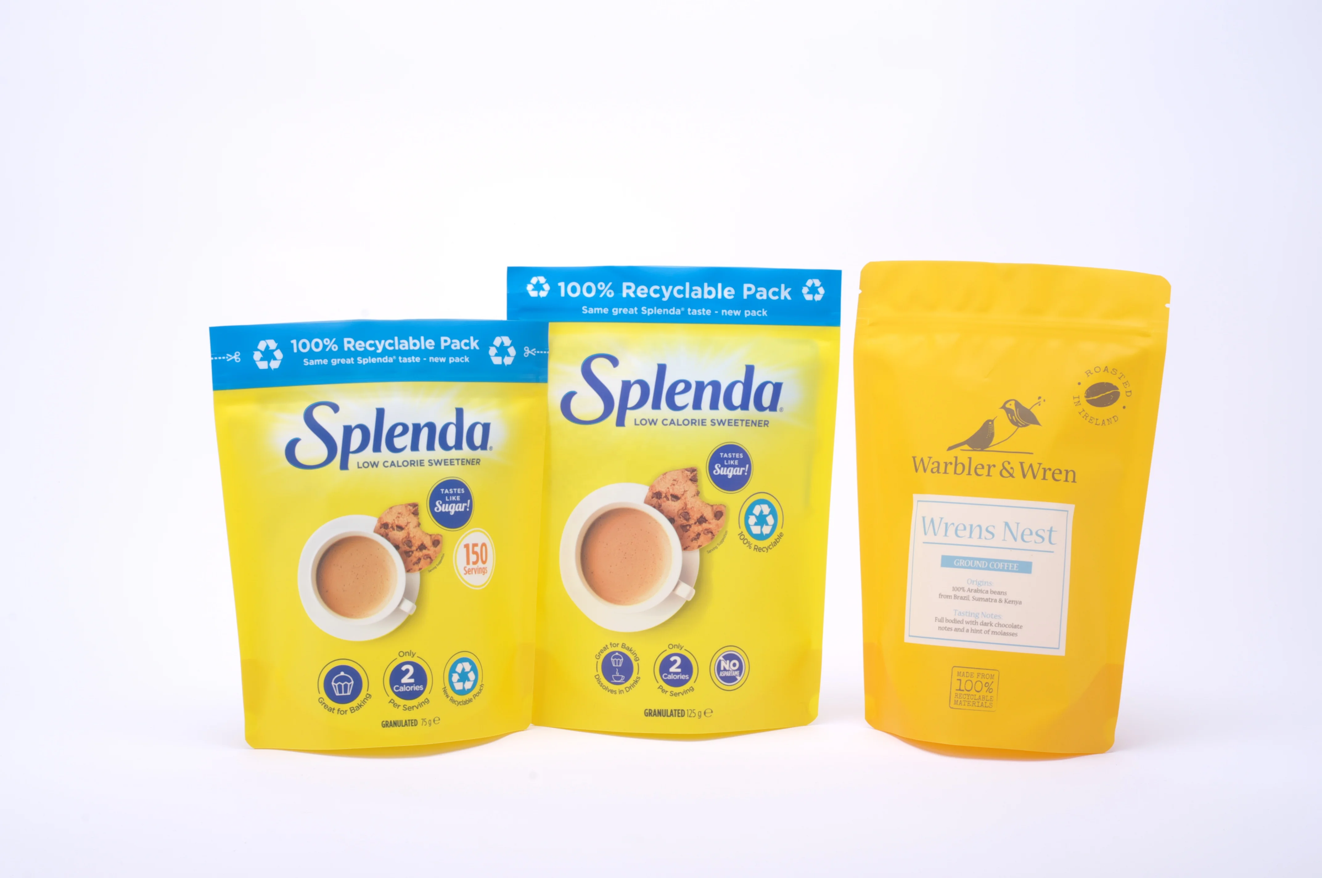 Recyclable Liquid Packaging Bag, Air-tight High-barrier Plastic PE Mono-material Stand Up Spout Pouch Doypack