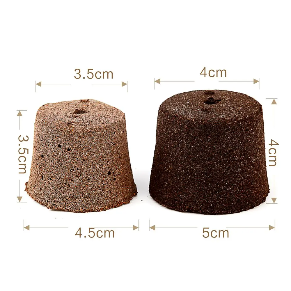 Customized Size Soilless Culture Plant Pot Grow Sponges Hydroponics Seed Grow Coco Peat Brick Block Planting Seed Sponge