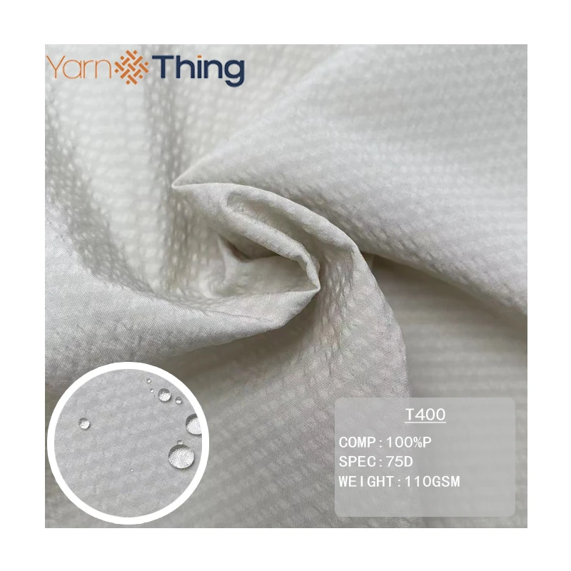 Excellent quality 75D  Waterproof 100%P T400 Fabric For Outdoor Jacket
