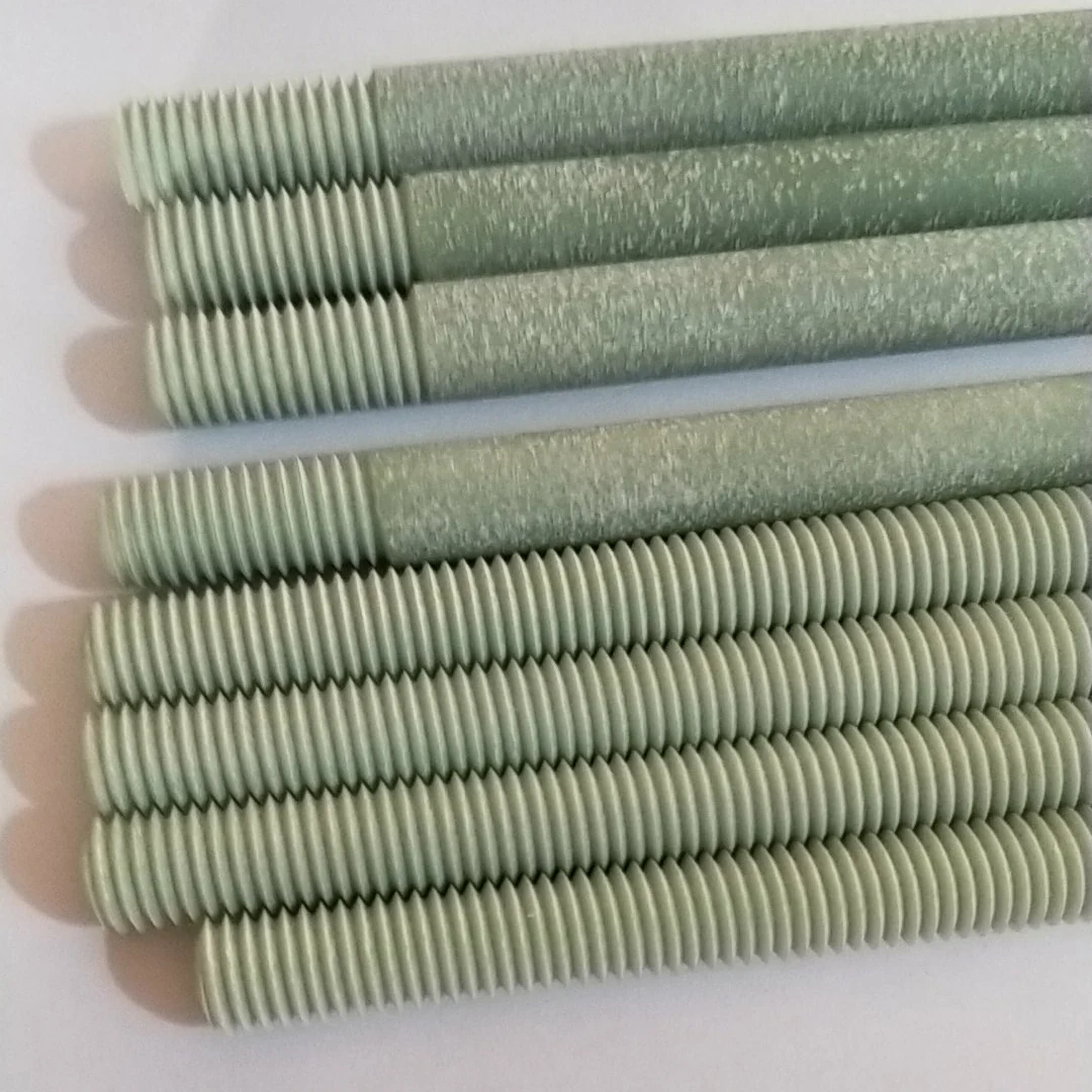 Insulating Epoxy Fiberglass Reinforced Plastic FRP FR4 FR5 G11 G10 Threaded Rod Screw Bolt and Nut
