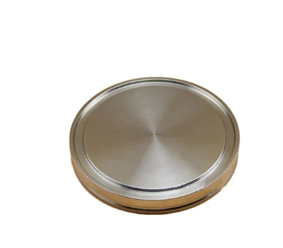 Vacuum Sanitary Blind Pad Flange Stud End Stainless Steel Pipe