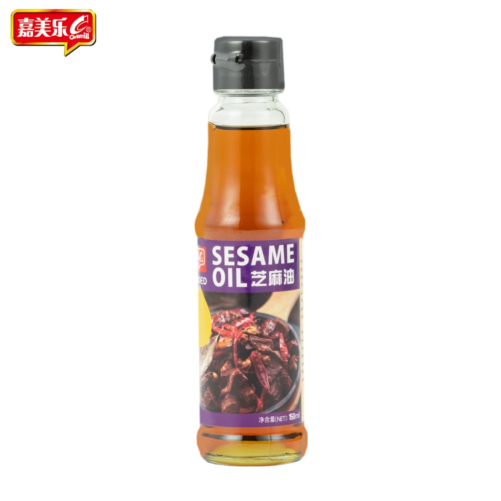 Camill Brands 150ml Organic Vegetarian Sesame Seeds Oil Bulk Sale Customized Healthy Vegetable Cooking Plant Soyabean Sesame Oil