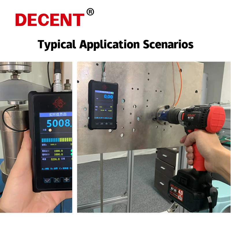 Portable Force Gauge Digital Hand Measuring Instrument Pull Push load cell Meter