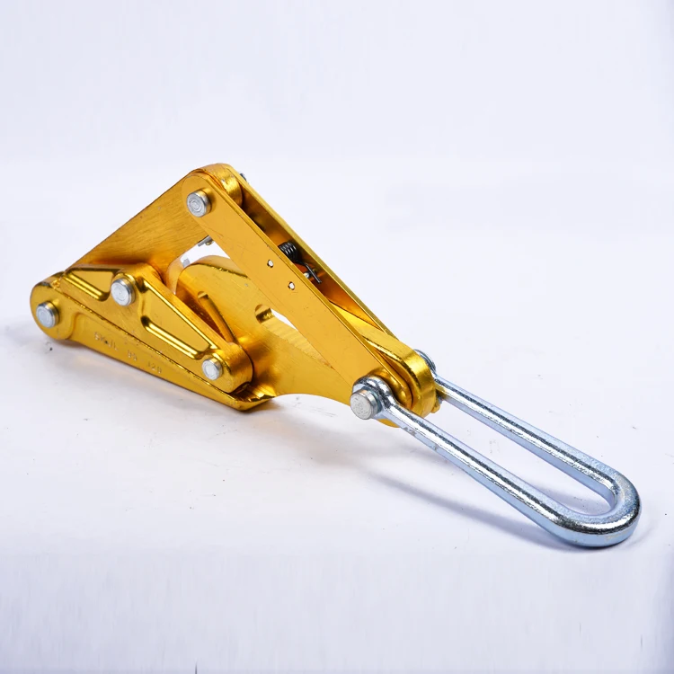 10kN to 25kN Aluminum Alloy Insulated Conductor Grip Conductor Wire Come Along Clamps