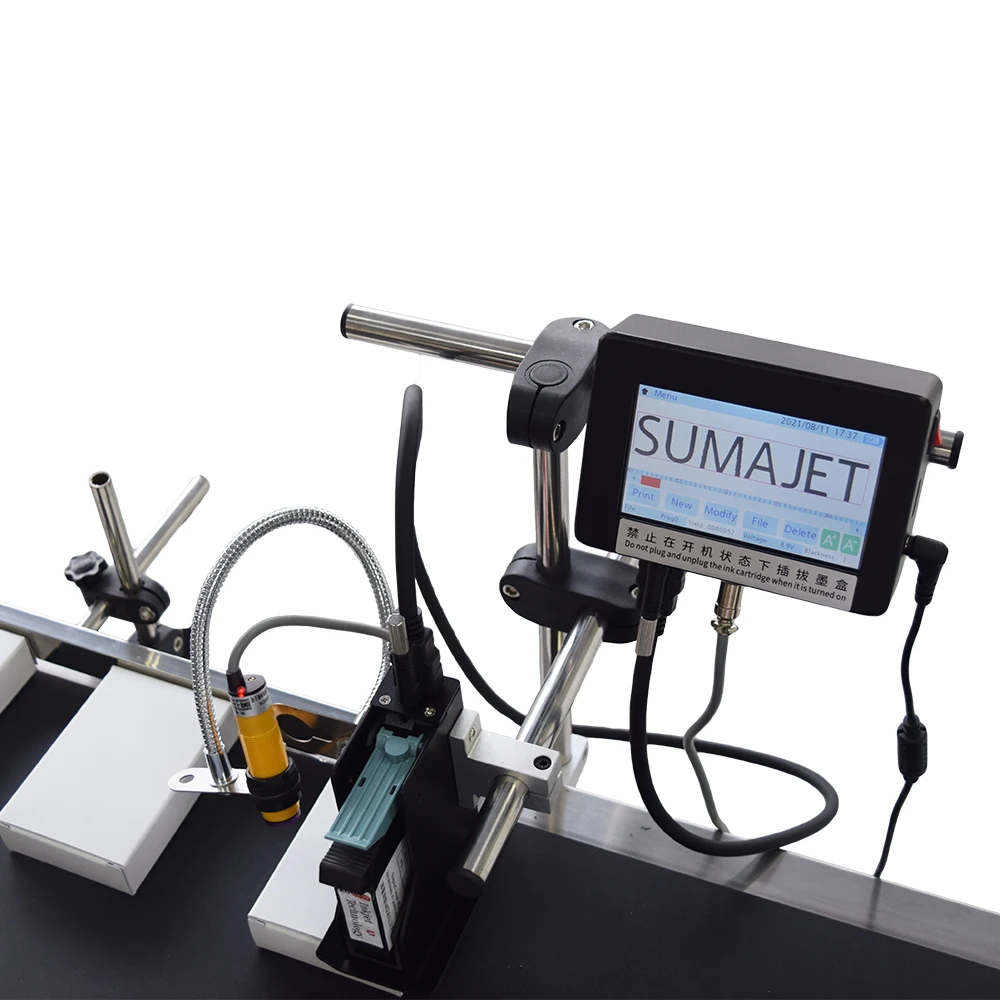 Online high-speed inkjet printer Thermal Inkjet Date Logo Coding number printer TIJ marking machine Digital Multi language