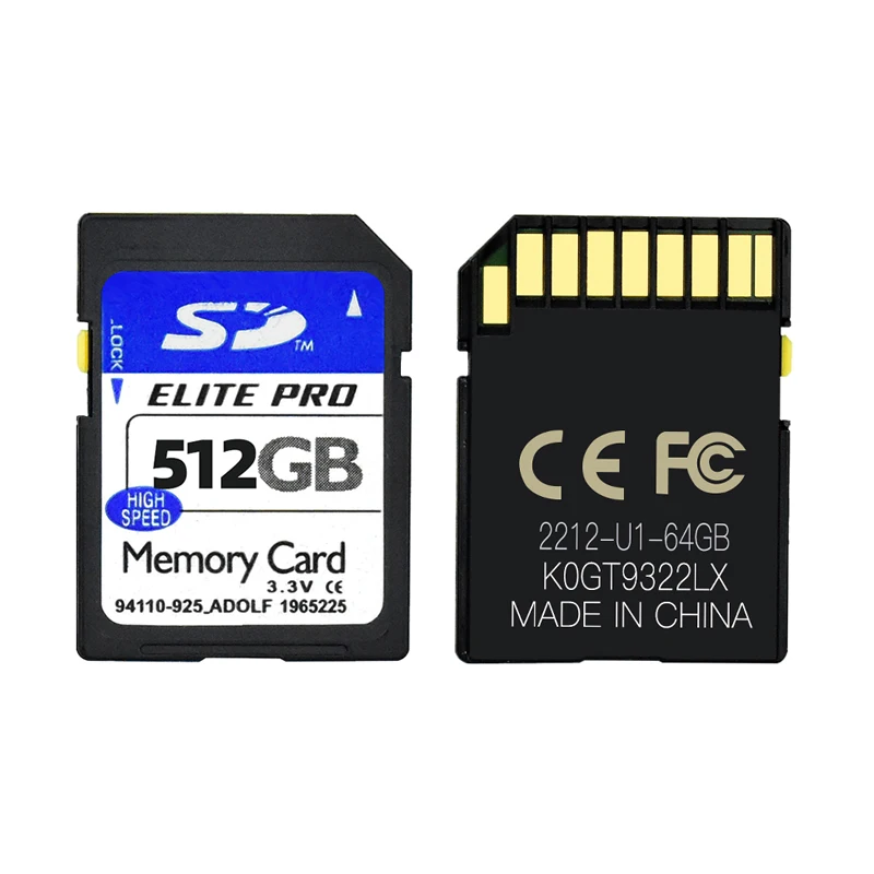 Customized Logo Flash 4gb 16gb 32gb 64gb 128gb 256gb 512gb memory card for camera