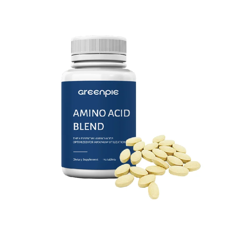 Greenpie Customized High Quality Purity Amino Acid Blend Tablets for Energy Gym Sports Nutrition Supplement
