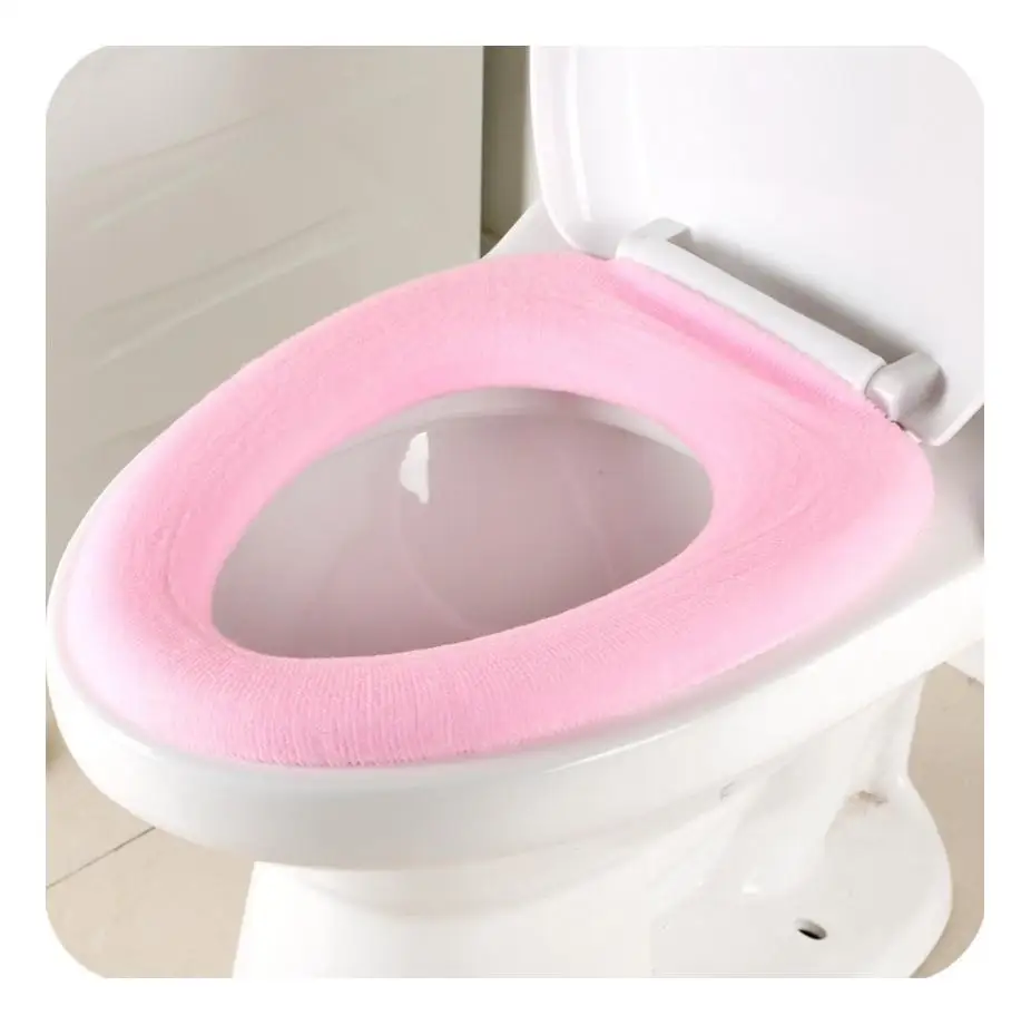 Hot Sale Comfortable Bathroom Toilet Seat Cover Closestool Washable Soft Warmer Mat Pad Cushion Toilet Seat Cover