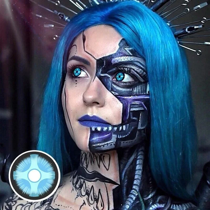 Новое поступление, цветные контактные линзы Decim-Eye YS9, линзы crazy lens для Хэллоуина, цветные контактные линзы, размер 14,5 мм