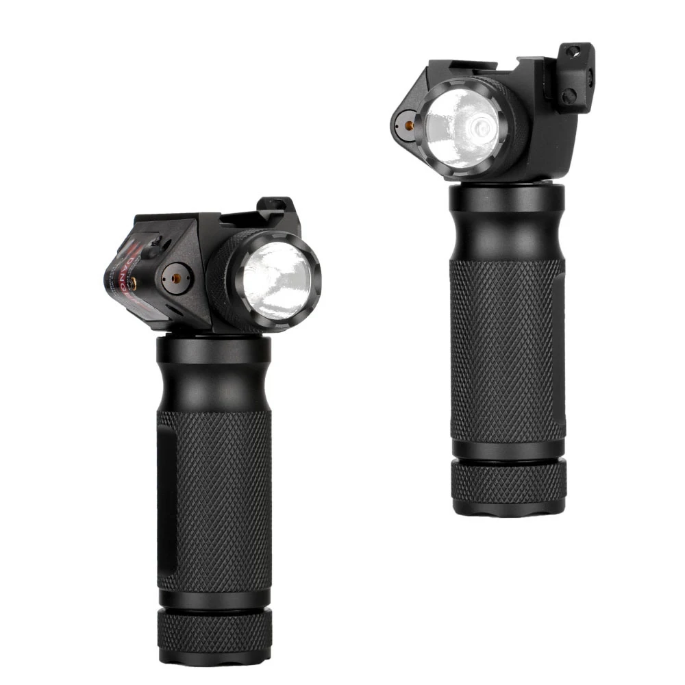 Hot Selling Red Laser And LED Integrated Under Hanging Flashlight Green Laser White Light Strobe 20mm Tactical Lighting Lamp