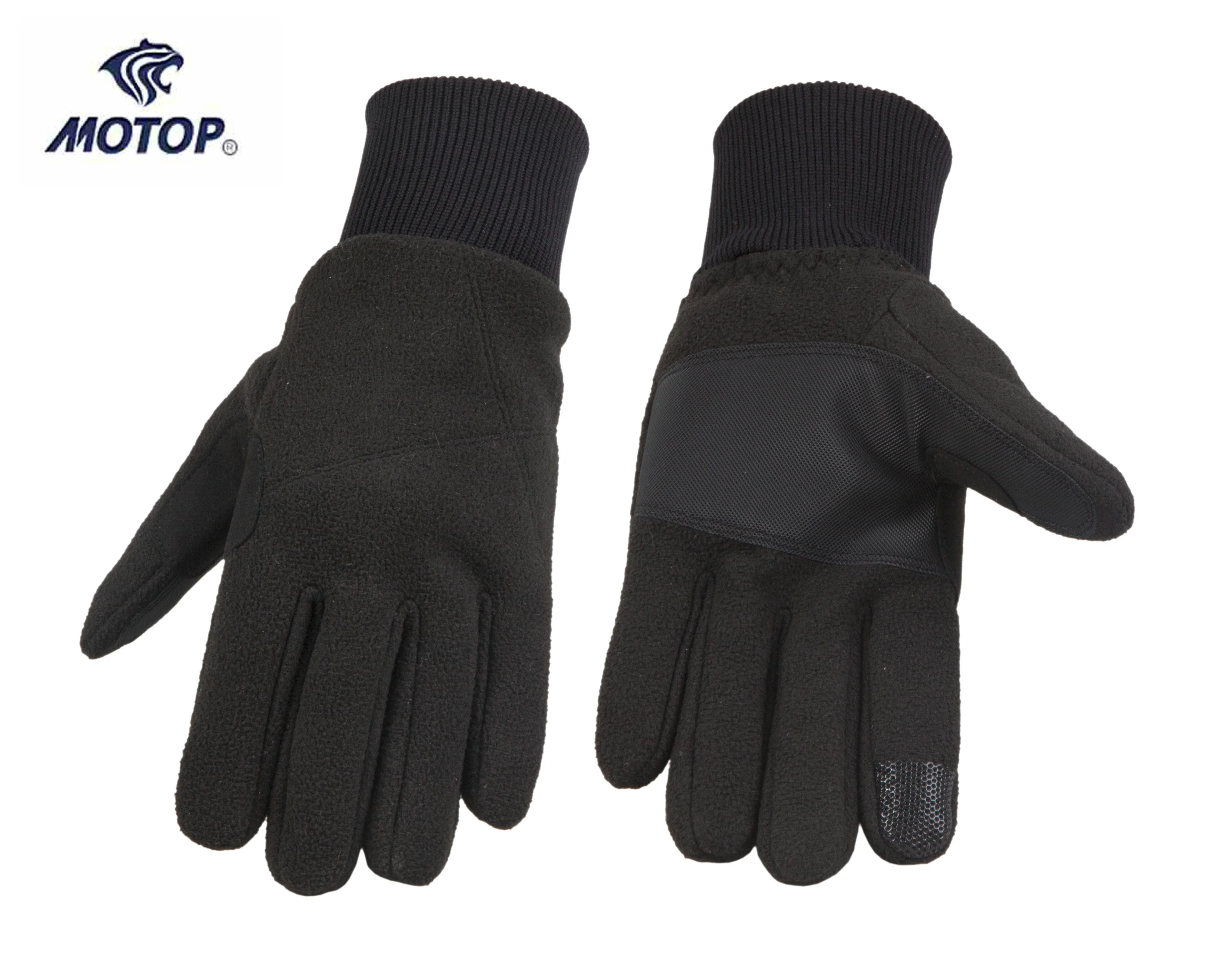 Спортивная перчатка для бега из искусственной кожи с двойным флисом и сенсорным экраном