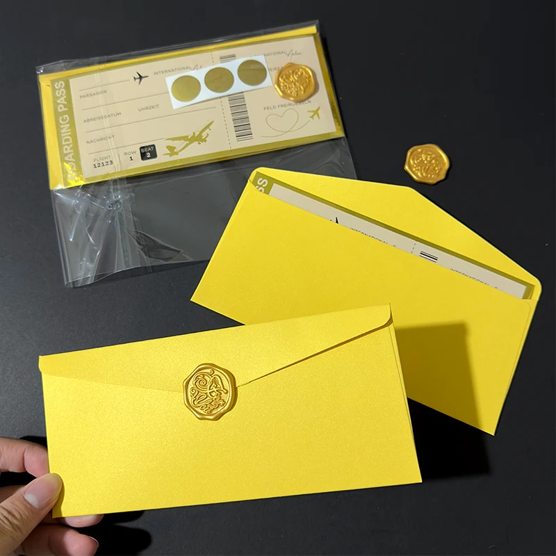 Custom Logo Printing premium card box black envelopes gift box for gift card packaging Box envelopes