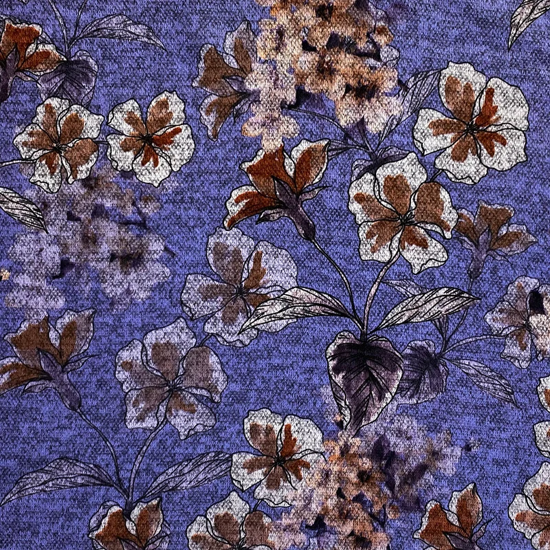 TR ANGORA paper printed fabric brushed MELANGE hacci knitting cheap knit textile for COAT