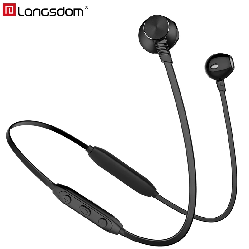 Langsdom L5B Earphone With HD Mic Metal Stereo Wireless Waterproof Sport Headphones auriculares Bluetooth-compatible Headset